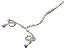 Load image into Gallery viewer, aFe Power Takeda 2-1/2 Inch to 3 Inch Stainless Steel Cat-Back Exhaust System with Blue Flame Tips for Honda Civic Si 2022-2023 and Acura Integra 2023