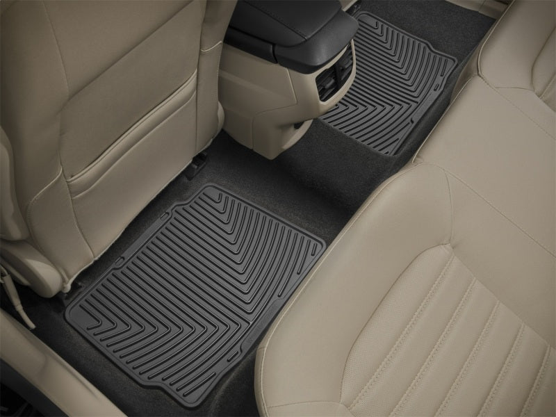 WeatherTech All-Weather Rear Floor Mats, Black – BMW 3 Series and M3, Part W779
