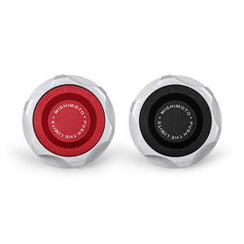 Mishimoto CNC Machined Billet Oil Filler Cap for Ford Mustang EcoBoost and Focus ST - Red