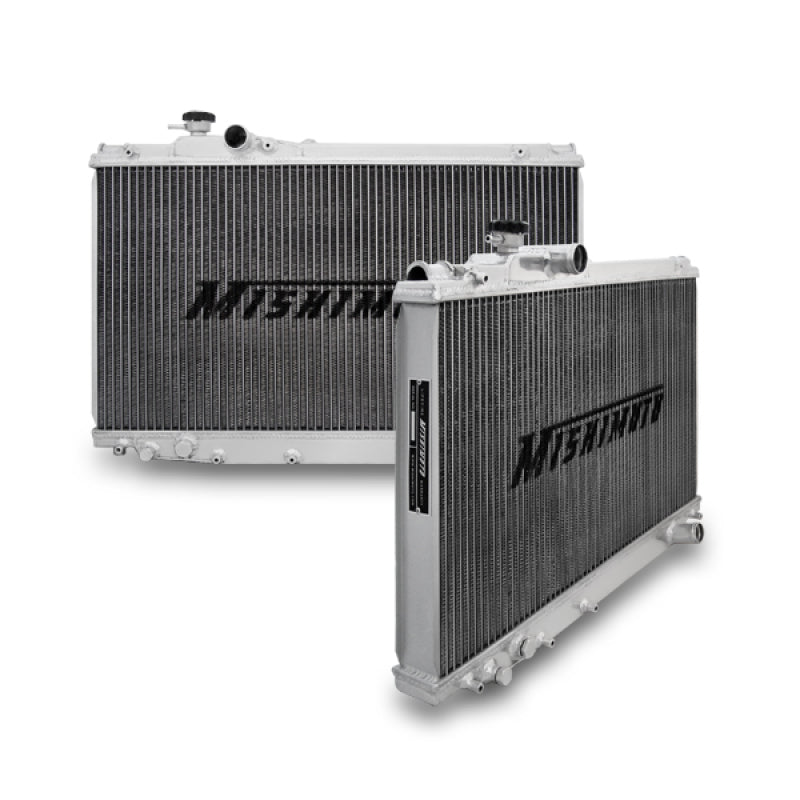 Mishimoto 1993-1998 Toyota Supra Aluminum Radiator - Performance Dual Core Upgrade