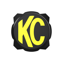 Load image into Gallery viewer, KC HiLiTES 6-inch Black Plastic Light Cover with Yellow Logo for Gravity Pro6 LED Lights
