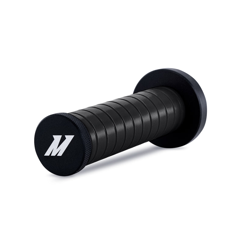 Mishimoto Weighted Grip Shift Knob Black / Black - Ergonomic BMX-Inspired Design with High-Quality Materials