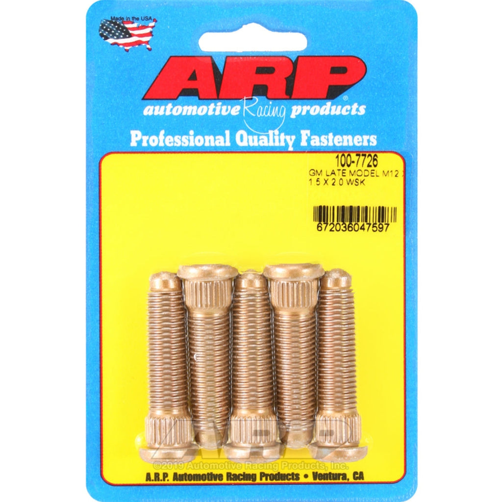 ARP GM Late Model M12 x 1.5 x 2.0 Wheel Stud Kit - Automotive Replacement Parts