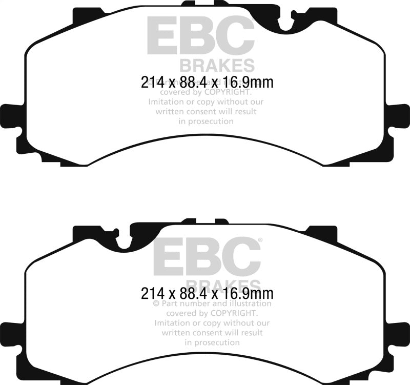EBC Yellowstuff Front Brake Pads DP42279R for 2017-2020 Audi Q7