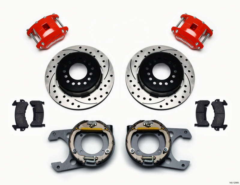Wilwood D154 Pro-Series Rear Disc Brake Kit for Chevy C10 and GMC C15 - Black