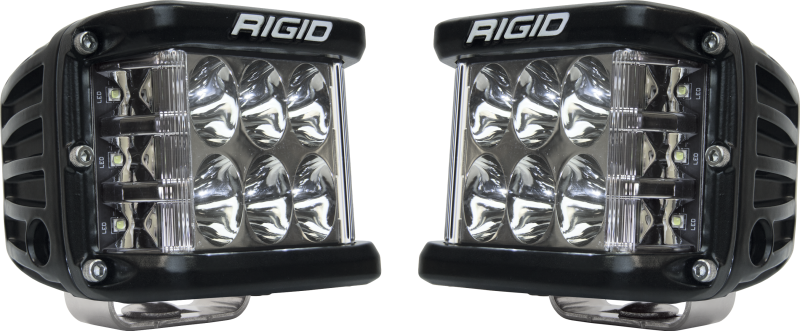 Rigid Industries D-SS PRO Dually-Side Shooter LED Pod Light (Set of 2) - Black Housing