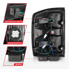 Load image into Gallery viewer, ANZO 15-19 Chevy Silverado 2500HD/3500HD LED Tail Lights with Smoke Lens and Chrome Housing