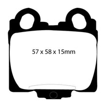 Load image into Gallery viewer, EBC Redstuff Ceramic Low Dust Rear Brake Pads for Lexus GS300 and GS430