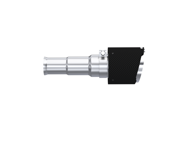 MBRP Carbon Fiber Exhaust Tips for Ram 1500 2019-2020 – Dual Wall, Angle Cut, 3-inch Inlet, 5-inch Outlet, Pair