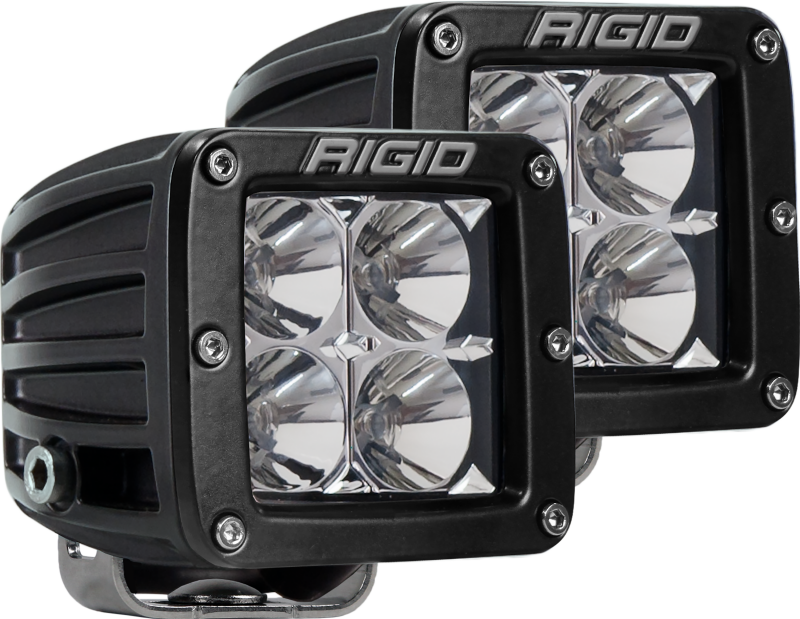 Rigid Industries Dually Flood Set of 2 - Compact LED Pod Lights with Enhanced Brightness