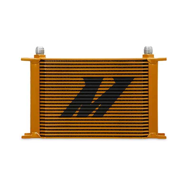 Mishimoto Universal 25-Row Oil Cooler - Gold for Ford Mustang (2018-2021)