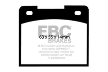 Load image into Gallery viewer, EBC DP3114C Redstuff Ceramic Low-Dust Rear Brake Pads for Volvo