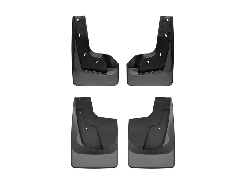 WeatherTech DigitalFit No-Drill MudFlap Kit for 2025-2026 Ram 1500, Front and Rear, Black – Part Number WET110093-120192
