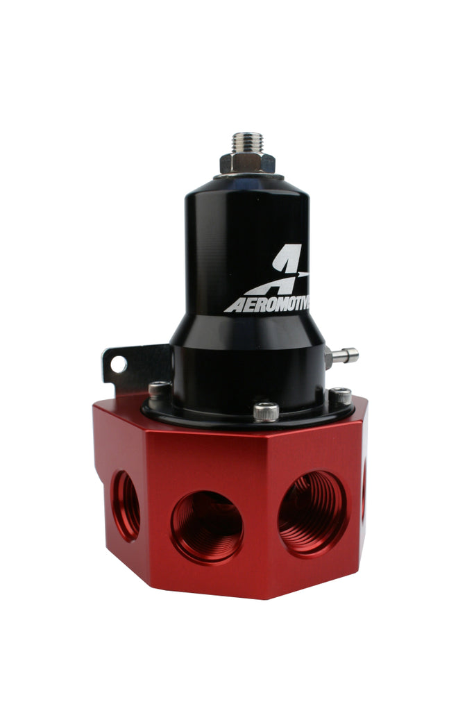 Aeromotive Regulator 30-120 PSI with .500 Valve and Multiple AN Inlets - Part Number AER13133