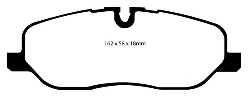 EBC Greenstuff 344mm Front Brake Pads for Land Rover LR3 2005-2009 * Heavy Duty Off-Road Performance