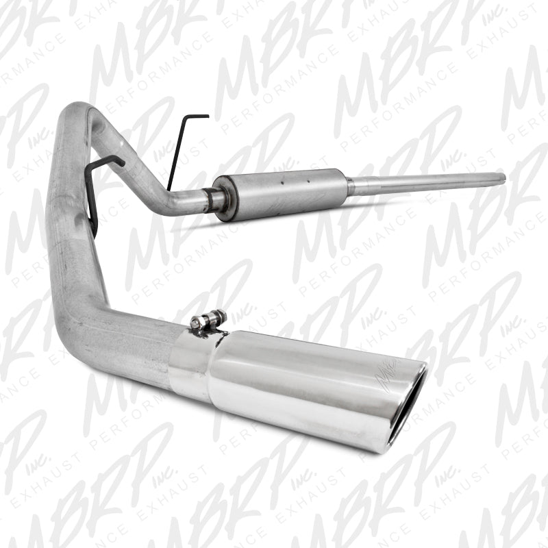 MBRP Armor Lite Series Cat Back Exhaust System for 2004-2008 Ford F-150 with 3-Inch Single Side Exit