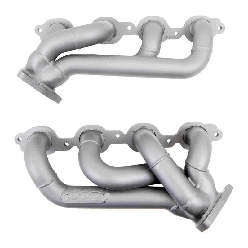 BBK 14-18 GM Truck 5.3/6.2L Shorty Tuned Length Exhaust Headers with Titanium Ceramic Finish