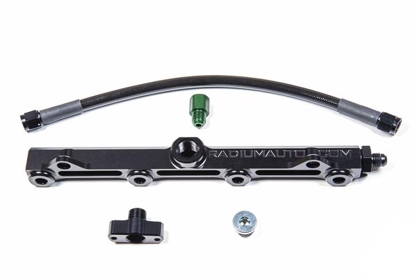 Radium Engineering Honda K-Series Fuel Rail Part #rad20-0230-02 – CNC Machined Fuel Rail for OEM and Aftermarket Honda K-Series Intake Manifolds