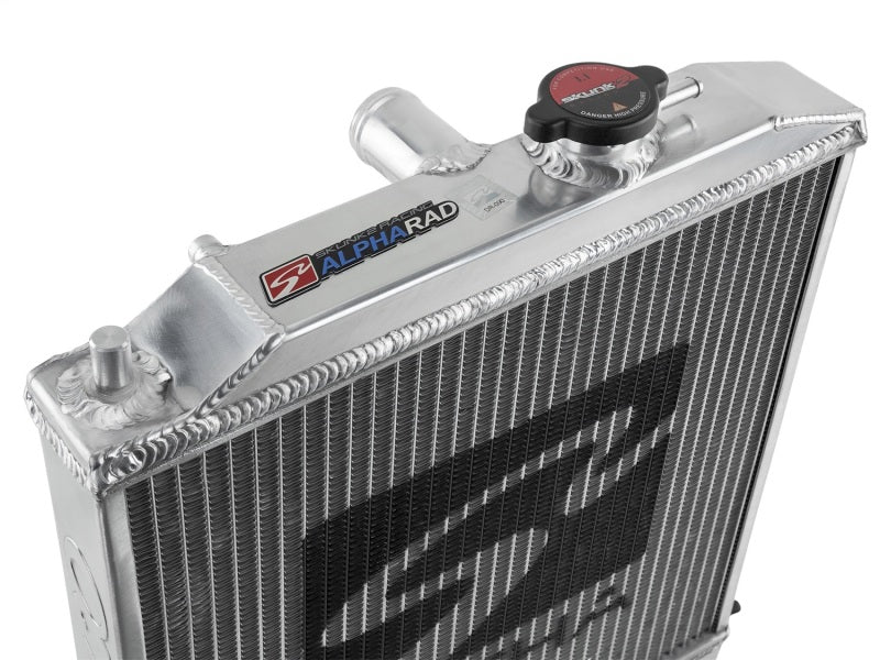 Skunk2 Alpha Series 88-91 Honda Civic/CRX Aluminum Radiator (Half Size, Dual Core)