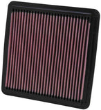 K&N Engineering High-Flow Drop-In Air Filter Part Number KNN33-2304 for Subaru Legacy, WRX, and STi (2005-2008)