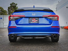 Load image into Gallery viewer, aFe Power Takeda 2-1/2 Inch to 3 Inch Stainless Steel Cat-Back Exhaust System with Blue Flame Tips for Honda Civic Si 2022-2023 and Acura Integra 2023