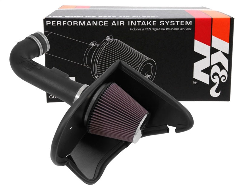 K&N Engineering Performance Cold Air Intake System for 2016-2023 Chevrolet Camaro V6 3.6L - Part Number KNN63-3094