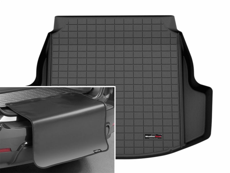 WeatherTech WET401753SK Cargo Liner with Bumper Protector for 2023-2025 Toyota Corolla Hybrid, Black