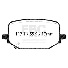 Load image into Gallery viewer, EBC Bluestuff NDX Rear Brake Pads DP53120NDX for 2020+ Ford Explorer ST and Lincoln Aviator
