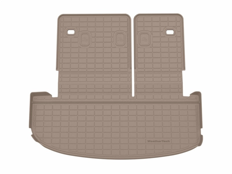 WeatherTech 411512IM SeatBack Cargo Liner HP for 2020-2022 Kia Telluride, Tan, Behind 3rd Row