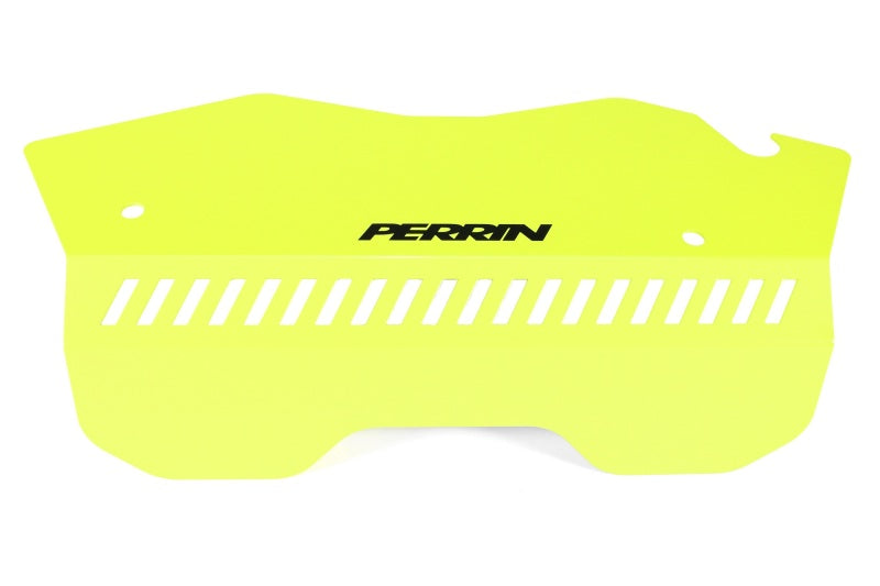 Perrin Performance Neon Yellow Pulley Cover for 2022-2025 Subaru WRX - Tall Version (Without PERRIN AOS)