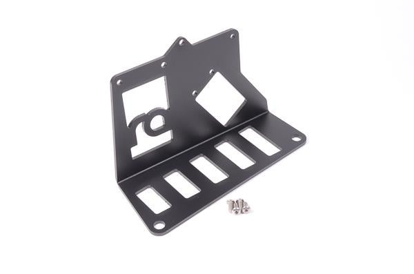 Radium Engineering Fuel Surge Tank Mounting Bracket - Universal Angled Mount for Automotive Applications