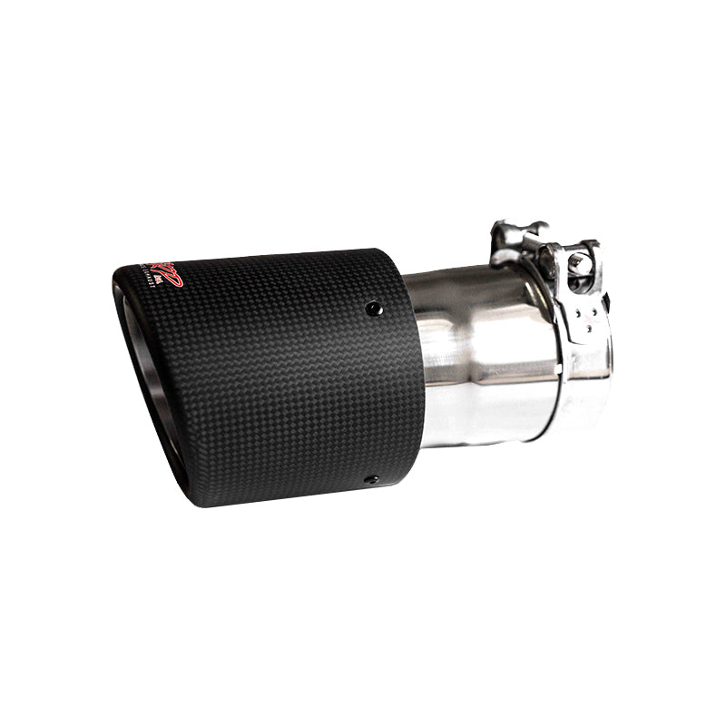 MBRP Carbon Fiber Exhaust Tip with T304 Stainless Steel Finish - 4.5 Inch Outlet, 3 Inch Inlet, 8 Inch Length