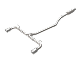 aFe Takeda 2-1/2 inch 304 Stainless Steel Cat-Back Exhaust System with Polished Tips for Mazda 3 2014-2018