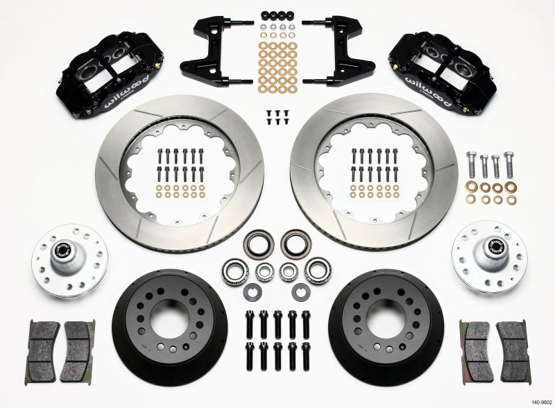 Wilwood Narrow Superlite 6R Front Hub Kit for 1974-1980 Ford Mustang II and Pinto with 13-14 inch Rotors