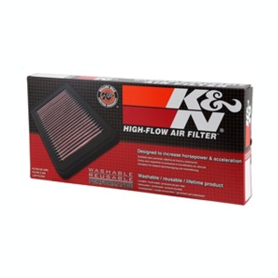 K&N Engineering Part 33-2248 High-Flow Reusable Air Filter for Ford F-250 Super Duty 7.3L V8 Diesel