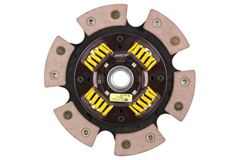 ACT 6224205 6-Pad Sprung Race Disc for Mazda MX-5 Miata and Ford Escort