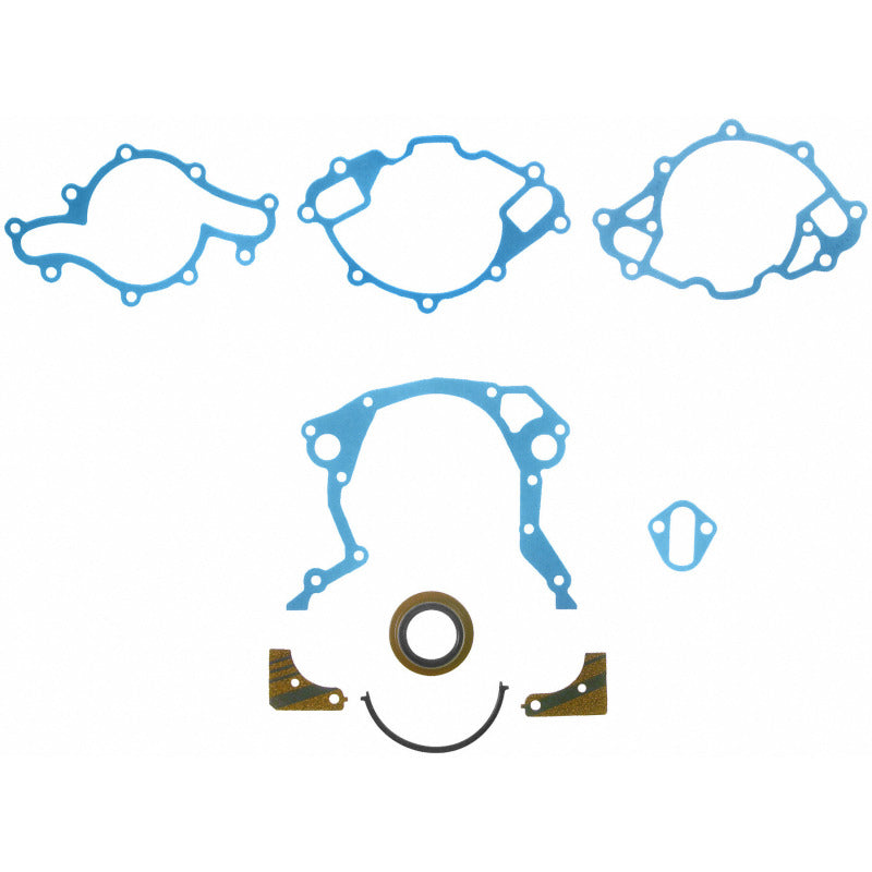 Fel-Pro TCS 45449 Engine Timing Cover Gasket Set for Ford F-150 and Mustang 4.2L/5.8L
