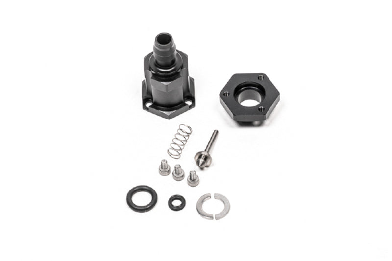 Radium Engineering Pump Outlet Adapter with Check Valve - 10mm Barb