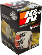 Load image into Gallery viewer, K&amp;N Engineering HP-2006 Universal Performance Gold Oil Filter for Chevrolet and GMC Vehicles
