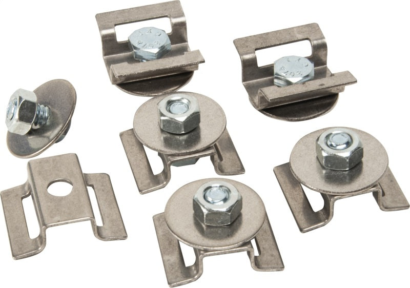 DEI Universal Heat Shield Stand-Off Mounting Kit - 1/2 inch Stainless Steel Brackets for Automotive Heat Shield Installation