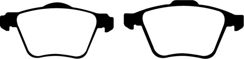 EBC Redstuff Ceramic Low Dust Brake Pads for Volvo S60 and S80 * Part Number EBCDP31914C