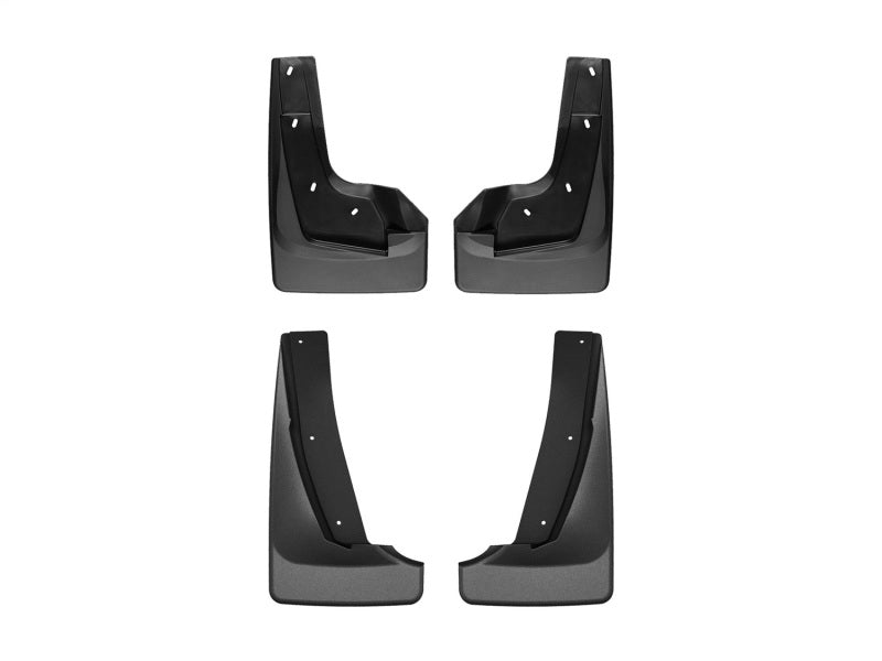 WeatherTech DigitalFit No-Drill MudFlap Kit Front and Rear Black WET110193-120193 for Chevrolet Traverse and GMC Acadia