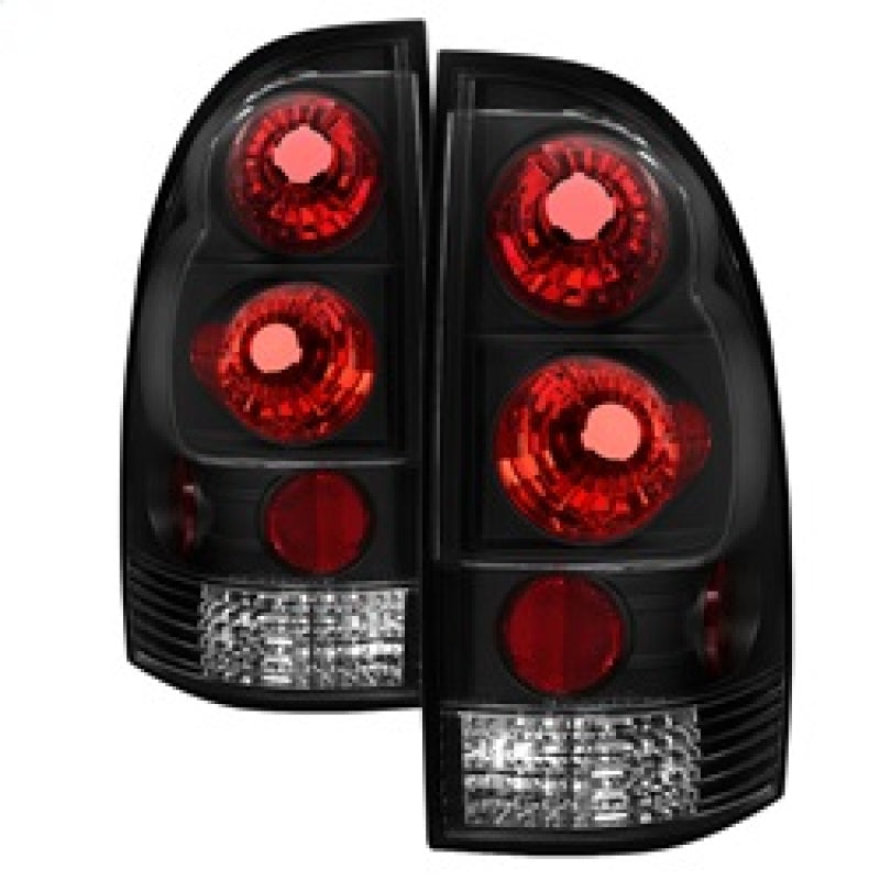 Spyder Euro Style Tail Lights for Toyota Tacoma 2005-2015 in Black * Part #ALT-YD-TT05-BK