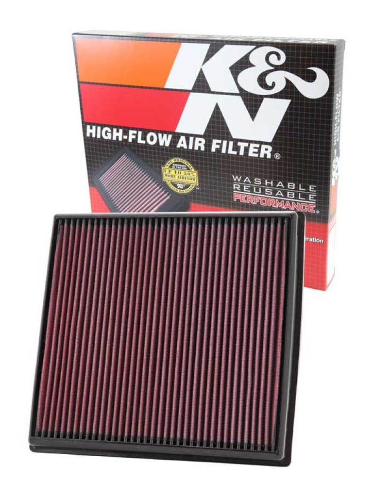 K&N Replacement High-Flow Air Filter for BMW X6 3.0L (2008-2013) - Part Number KN-33-2428