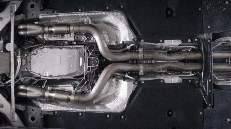 Stainless Works 2016-2019 Cadillac CTS-V Sedan Headers with 2-inch Primaries and X-Pipe Connection