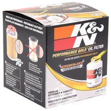 Load image into Gallery viewer, K&amp;N Engineering Part Number KNNHP-1011 Premium Oil Filter for Automotive Engines