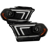 Spyder Dodge Durango 2011-2013 Halogen Projector Headlights - Black, OEM Quality, Direct Replacement