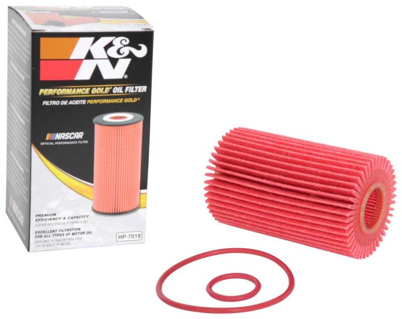 K&N Engineering KNNHP-7018 Cartridge Oil Filter for Ford, Toyota, Lexus Vehicles