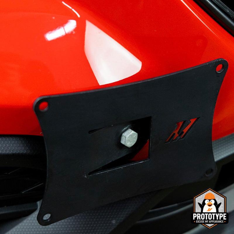 Mishimoto 2022+ Subaru WRX License Plate Relocation Kit – No Drilling, Seamless Fit