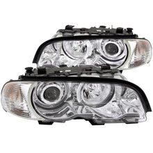 Load image into Gallery viewer, ANZO 2000-2003 BMW 3 Series E46 Projector Headlights with Halo, Chrome Housing, Pair